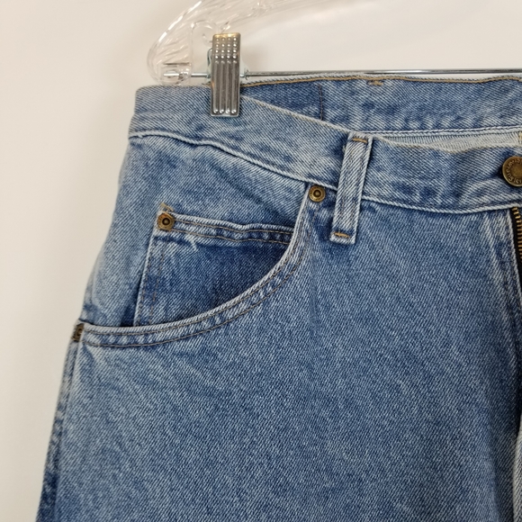 Wrangler Regular U Shape Blue Jeans 34 X 34 - Picture 10 of 12